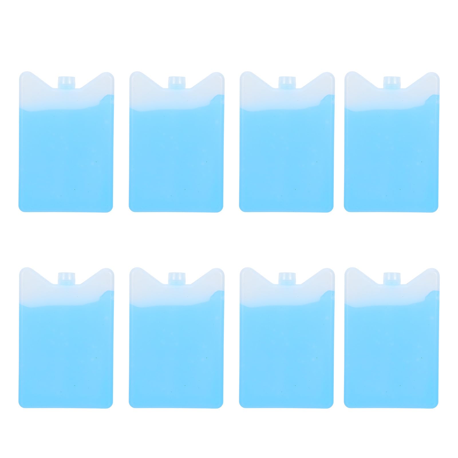 NUOBESTY 8 Pezzi Contenitore Freezer per Alimenti Portatile in Hdpe capacità 200ml, per Frigoriferi da Campeggio e Festa Estiva, per Mantenere Freschi i Cibi
