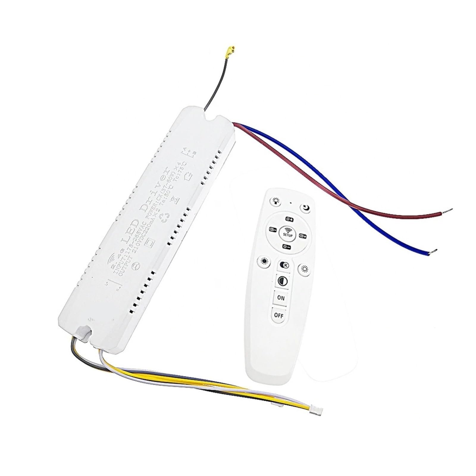 Cinta de dos colores bajo control remoto 2.4G con fuente de alimentación X4
