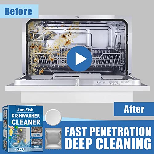 Limpador de máquina de lavar louça natural - Lava-louças Desodorizante - Remove o acúmulo de calcári