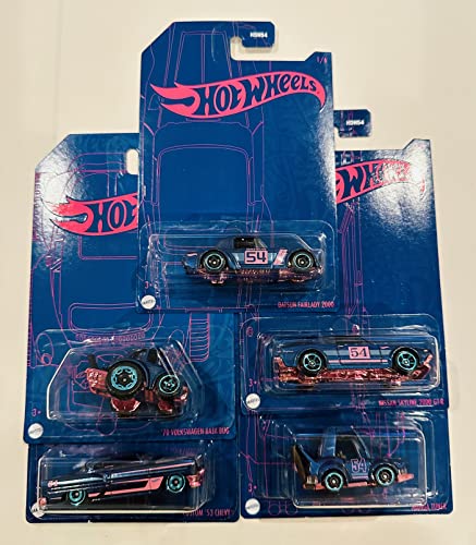 Hot Wheels 2022 - Set de 5 - Serie Pearl & Chrome miniatura 1