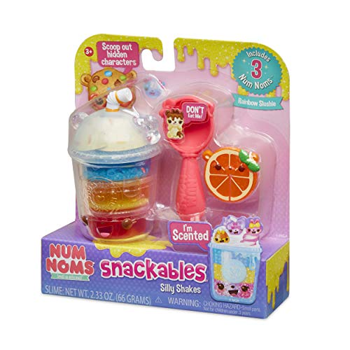 Num Noms Snackables Silly Shakes- Rainbow Slushie, Multicolor - Thumbnail 4