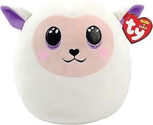 TY Fluffy Lamb Easter Squish-A-Boo 10