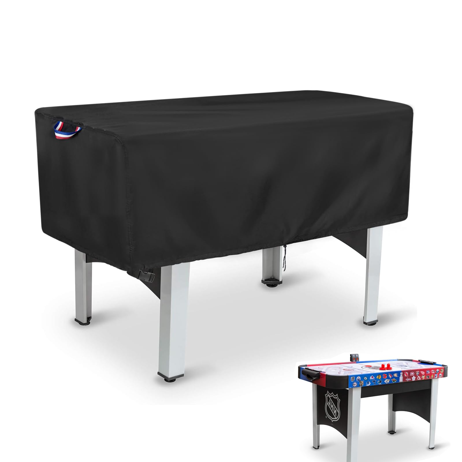 Housse De Protection Pour Table De Football (baby-foot) – Tissu Oxford 420D étanche, Anti-UV, Taille ~160x115x50 Cm, Pour Intérieur Et Extérieur (jardin, Terrasse, Camping) - 7