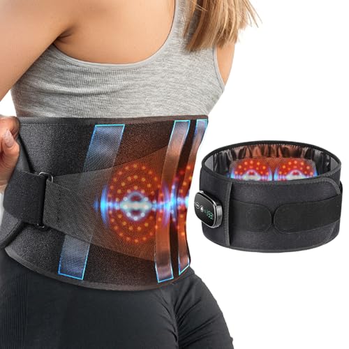Red Light Therapy Belt with Heating Vibration Massage