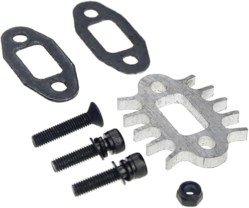 Miniatura 7 de FLMLF Juego de juntas de tubo de escapesintonizado para Zenoah CY 23cc  36cc Motor para 15 Hpi Rofun Rovan Km Baja Losi 5ive T Goped Redcat Rcmk Mcd