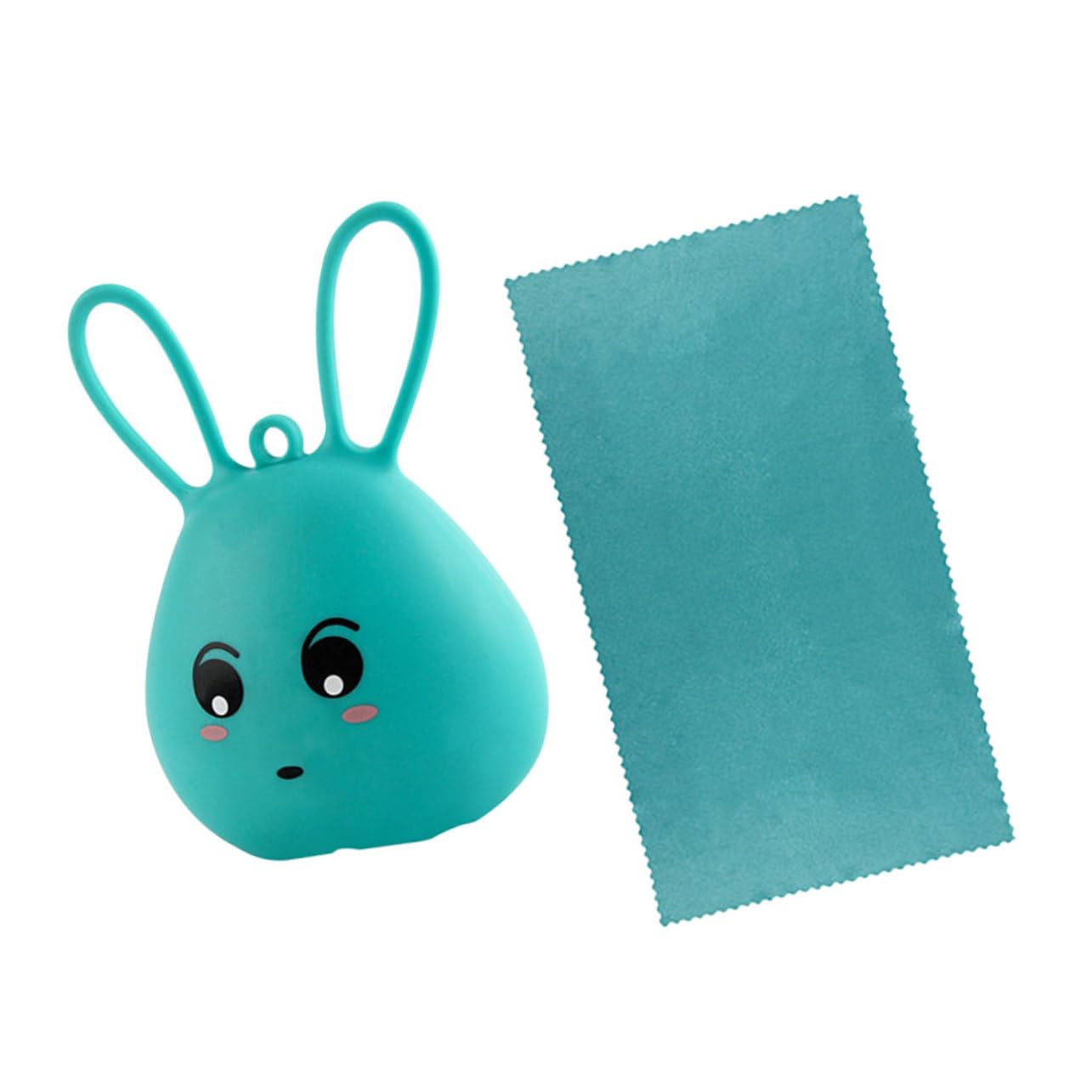 ibasenice 4 Set Asciugamano Raffreddante Microfibra con Copertura Silicone Asciugatura Rapida Portatile per Sport Viaggi Escursionismo e Yoga Design Verde