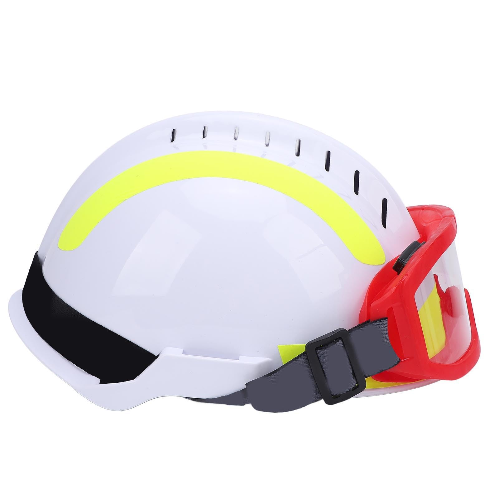 AMONIDA Casco de Rescate con Luz para Emergencia, Terremoto, Búsqueda de Incendios, PC Ajustable para Obras de Construcción y Mineros