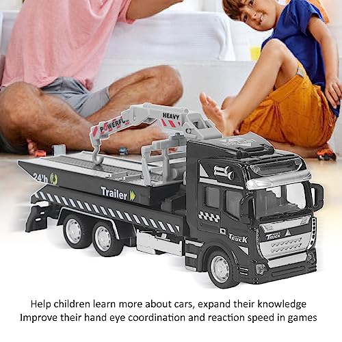 Srliya Rettungsauto-Abschleppwagen-Modell, Metalllegierung, 19,9 cm Länge, Rettungs-Pullback, Großes Abschleppwagen-Modell, Spielzeug