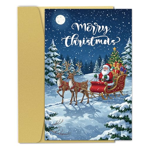 Zoytonky Santa Christmas Card