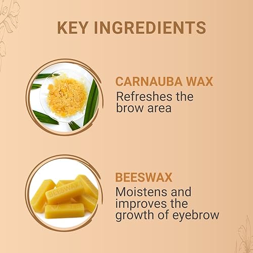 Miniatura 7 de Mina - Pasta blanca para cejas de 0.18 oz, dibuja o dibuja la forma correcta de la ceja, ayuda a perfeccionar el tinte de tus cejas, pasta blanca