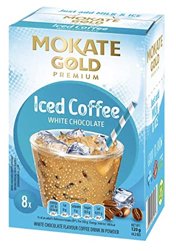 Mokate Gold Premium Iced Coffee White Chocolate 6 boxes x 8 sachets