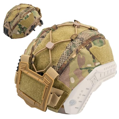 FMATAL GEAR Multifunctional Tactical Helmet Cover for Maritime Helmets Compatible with Airsoft Paintball and Cosplay