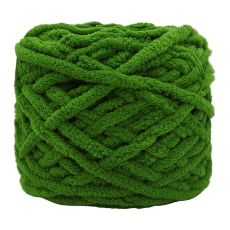 Hilo grueso de algodón, Venta al por mayor de hilo hielo 100g, monofilamento lana gruesa, línea zapatillas ganchillo tejidas DIY, fabricante(09 Grass Green)