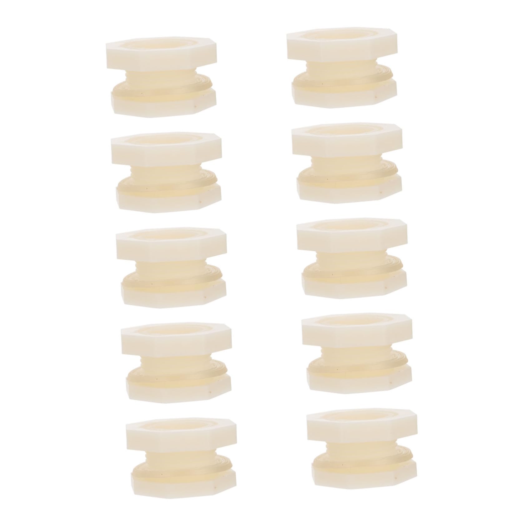 Unomor Water Tank Fittings Set 10pcs Tank Connector Adapter Smooth Thread Design