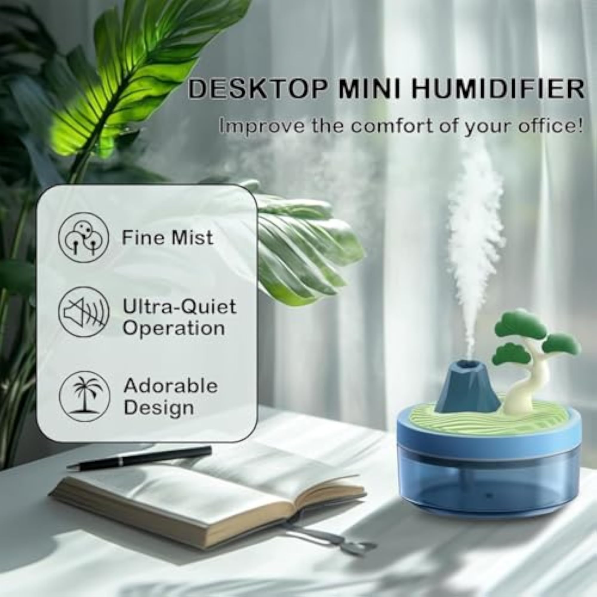 Aroma Diffuser with Colorful Light Mini Humidifier