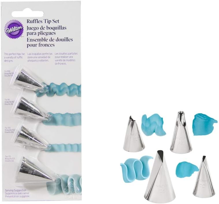 Ruffles Tip Set (Nozzles), 4pcs