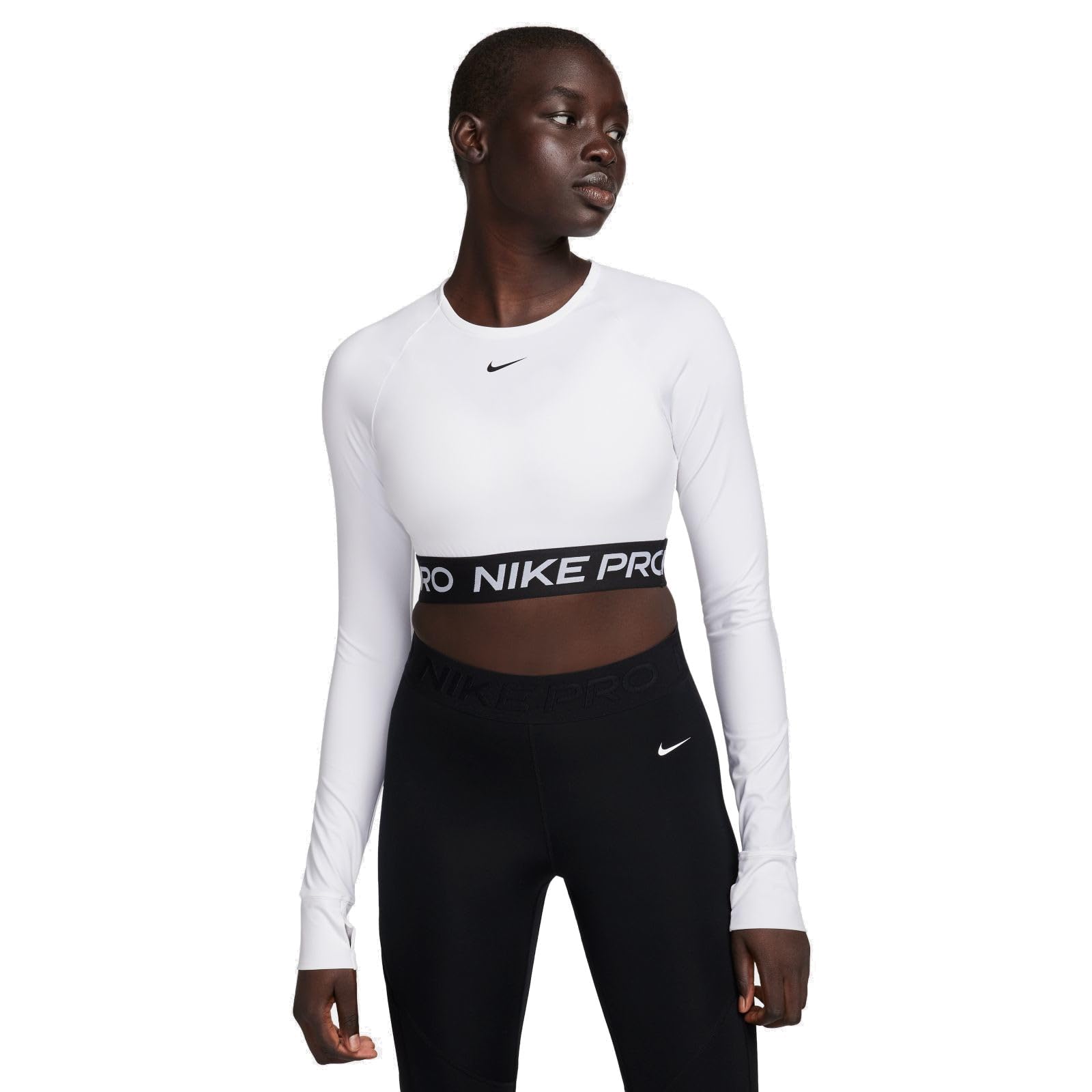 Nike Pro DF 365 Crop LS Top Mujer