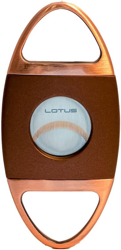 Lotus Jaws Cut 600 Double Blade Cigar Cutter (Glossy Black and Red)