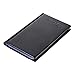 KINGFOM Business PU Leather Journal Name Card Book Holder for 240 Cards Black