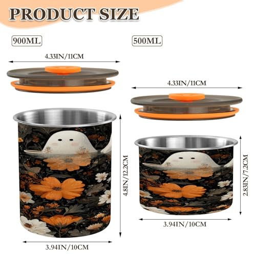 Envase de Café Acero Inoxidable 500ml con Tapa miniatura 2