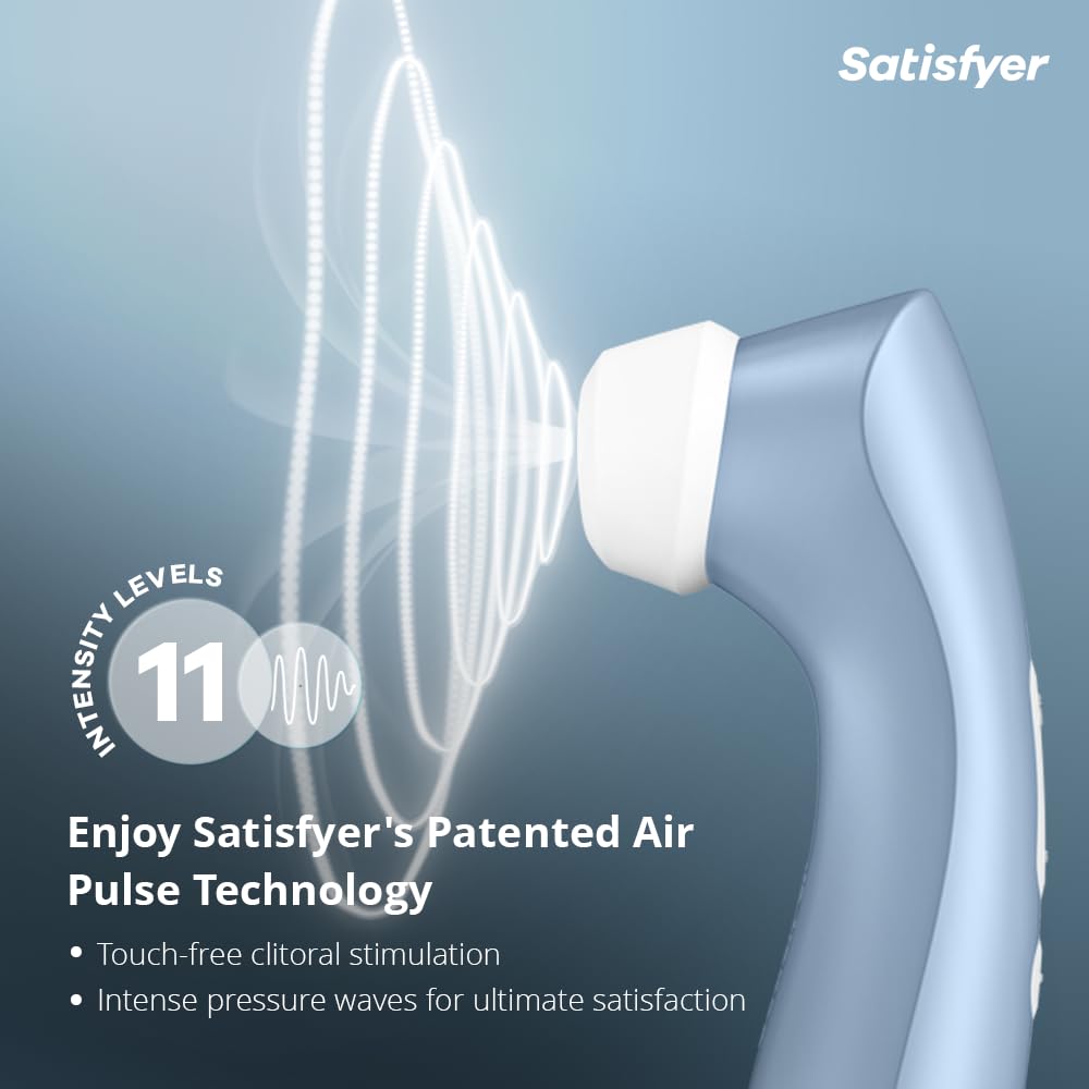 Satisfyer Pro 2 Succionador Clítoris Plus | Vibrador y Estimulador de Clítoris para Mujer | Juguete sexual extremo | Vibrador erótico Ondas de Presión para Ella | Juguetes sexuales