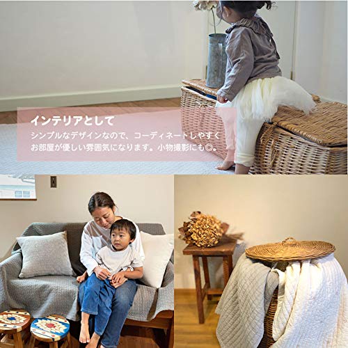 Amazon.co.jp: イブル キルティングマット モロッカン柄 200cm x 200cm