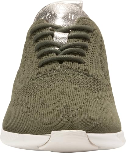 Cole Haan Cole Haan Women's 2.Zerogrand Stitchlite Oxford, Argento/Gray/Optic White, 10-B US