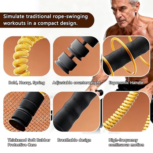 Cuerdas de entrenamiento para músculos del brazo en casa 7