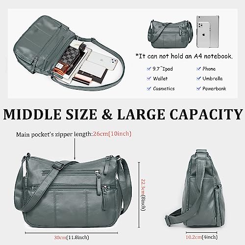 VOLGANIK ROCK Purses for Women Soft PU Leather Shoulder Bag Ladies Crossbody Purse and handbags Lightweight Pocketbook - Image 4