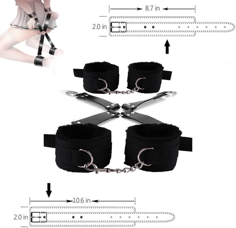 10-teiliges Schwarzes Nylon Starterset, Flexibles Trainingszubehör Für Die Ganze Familie, Geschenk Für Paare - Q-Nl