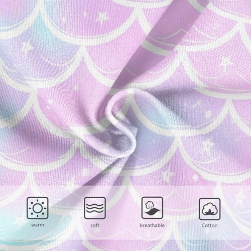 Toddler Girls Underwear 2t Cotton Cute Panties Girl Durable Kids Undies Briefs Pastel Mermaid Gradient Soft Pink3