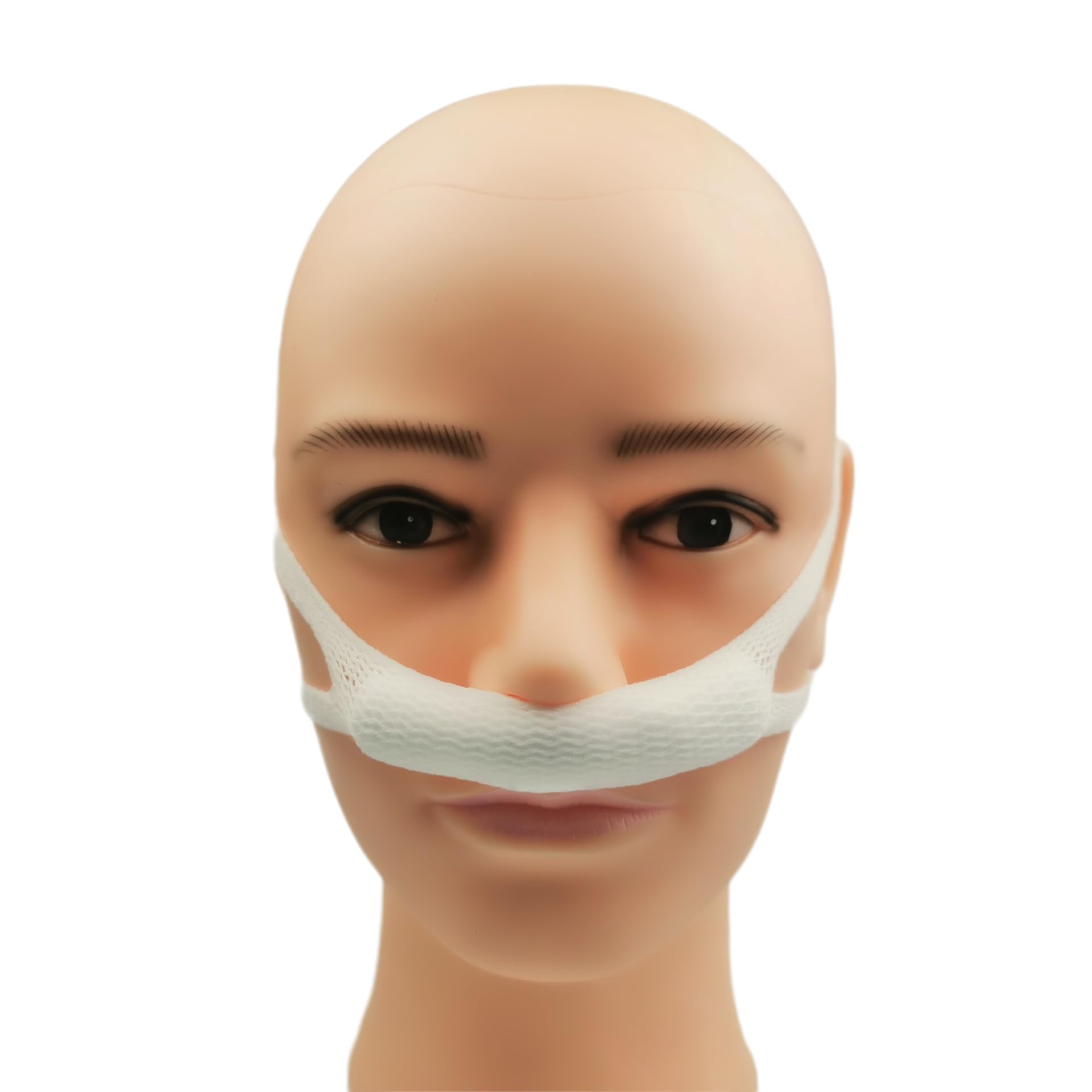 20 Supporti per Nasali con Anima in Cotone, Bendaggio Elastico con Orecchini, Accessorio Pratico ed Elastico per Protezione Nasale, Facile da Usare