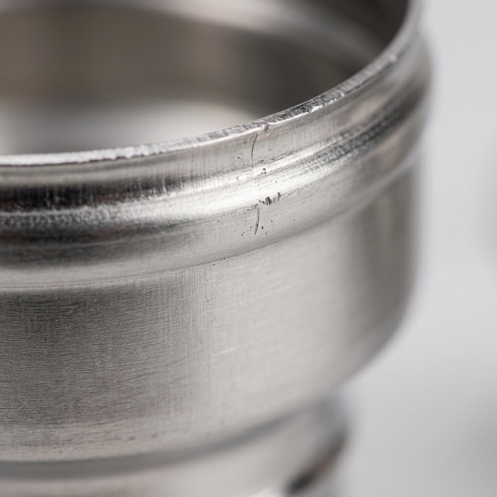 MAKA Aumento per Canna Fumaria in Acciaio Inox, Raccordo di Aumento Diametro per Tubo Fumo Monoparete, Innesto Maschio-Femmina (Ø 120 (M) → Ø 130 (F), AISI 316)