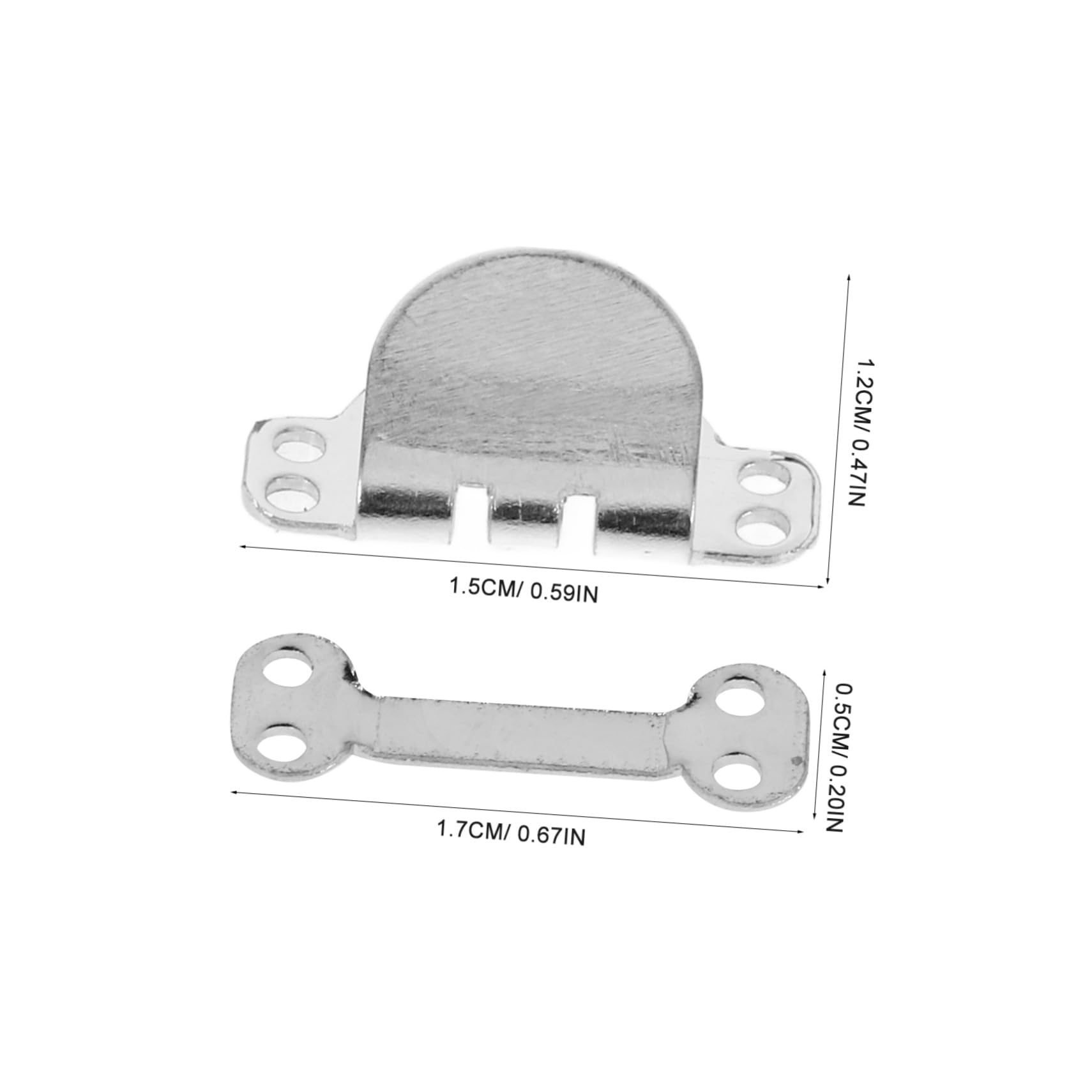 SOLUSTRE 40 Sets Hook and Eye Closure for Trousers Garment Accessories for Sewing Crafts Strong and Sturdy Fasteners for Jeans Skirts and More