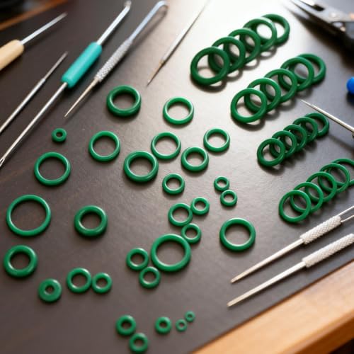 Miniatura 6 de 595pcs Juntas Toricas De Goma Nitrilo, Junta De Goma 36 Tamaños Ø 3mm-22mm