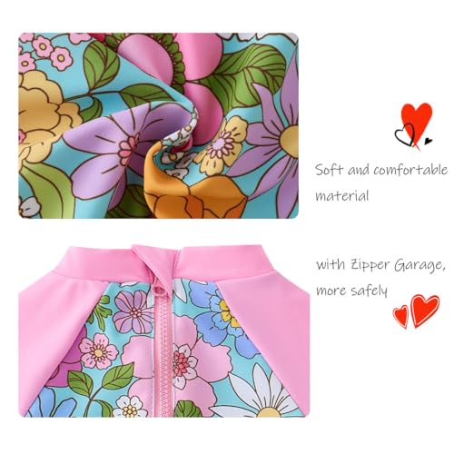 Image of UMELOK Baby Girl Swimsuit Infant UPF 50+ Bathing Suit Size Months