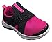 Athletic Works Slip-On Cross Strap Running Shoe Pink & Black Toddler Size 9