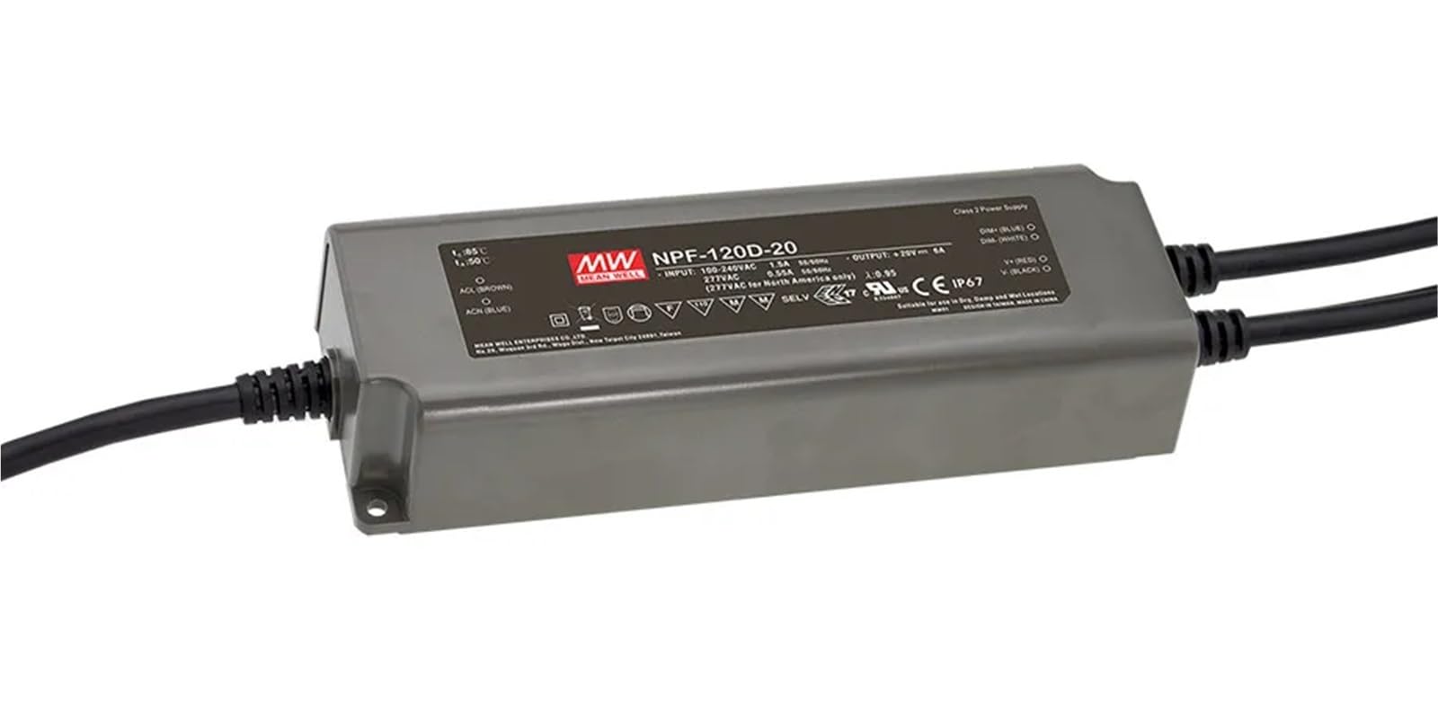 1 pz NPF-120D Serie DC12V 15V 20V 24V 30V 36V 42V 48V 120W tensione costante di uscita singola + driver LED a corrente costante (NPF-120D-48)