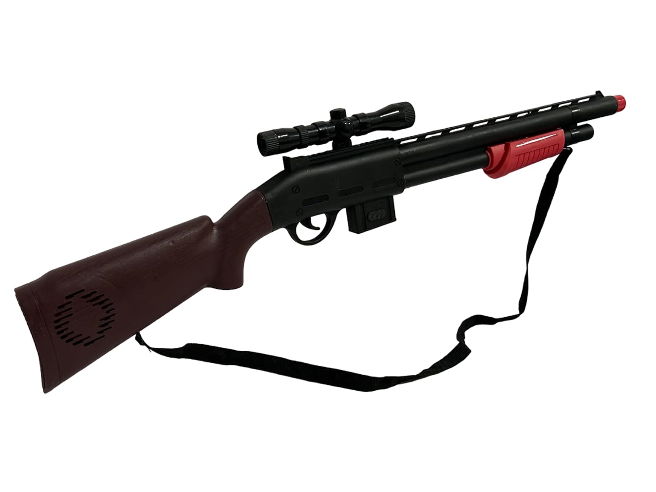 Set Fucile Giocattolo con Suoni Reali cm 70 Suono Meccanico Mitra Giocattolo con Suoni Fucile a Pompa Shotgun Mitragliatrice Giocattolo per Bambini Fucile Giocattolo con Suoni Pistola Giocattolo (B)