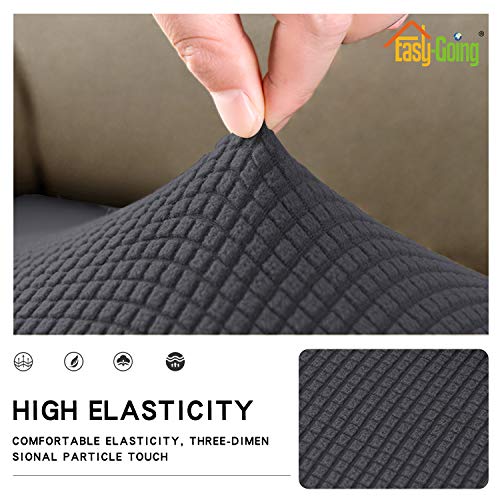 Easy-Going Stretch Loveseat Cushion Cover Sofa Cushion Furniture Protector Sofa Seat Sofa Slipcover Sofa Cover Soft Flexibility With Elastic Bottom thumb #3