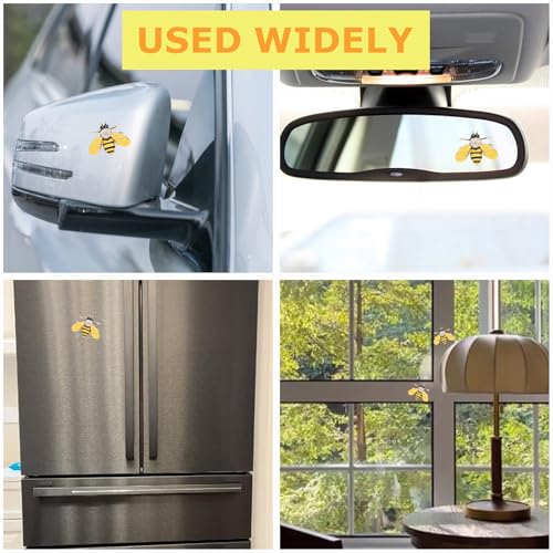 Image of ORIESSE Bumblebee Car Decals 3pcs Yellow Bee Stickers 3D Metal Emblem Badge Women Car Decor Fun Prank Gift for Bug Lovers