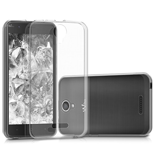 kwmobile Coque Smartphone Compatible avec Wiko Harry - Housse de téléphone en TPU Transparent