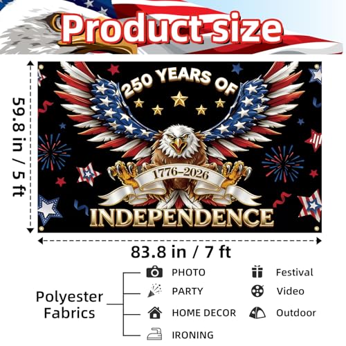 Fondo Fotográfico Bandera Americana 7 x 5 pies miniatura 2