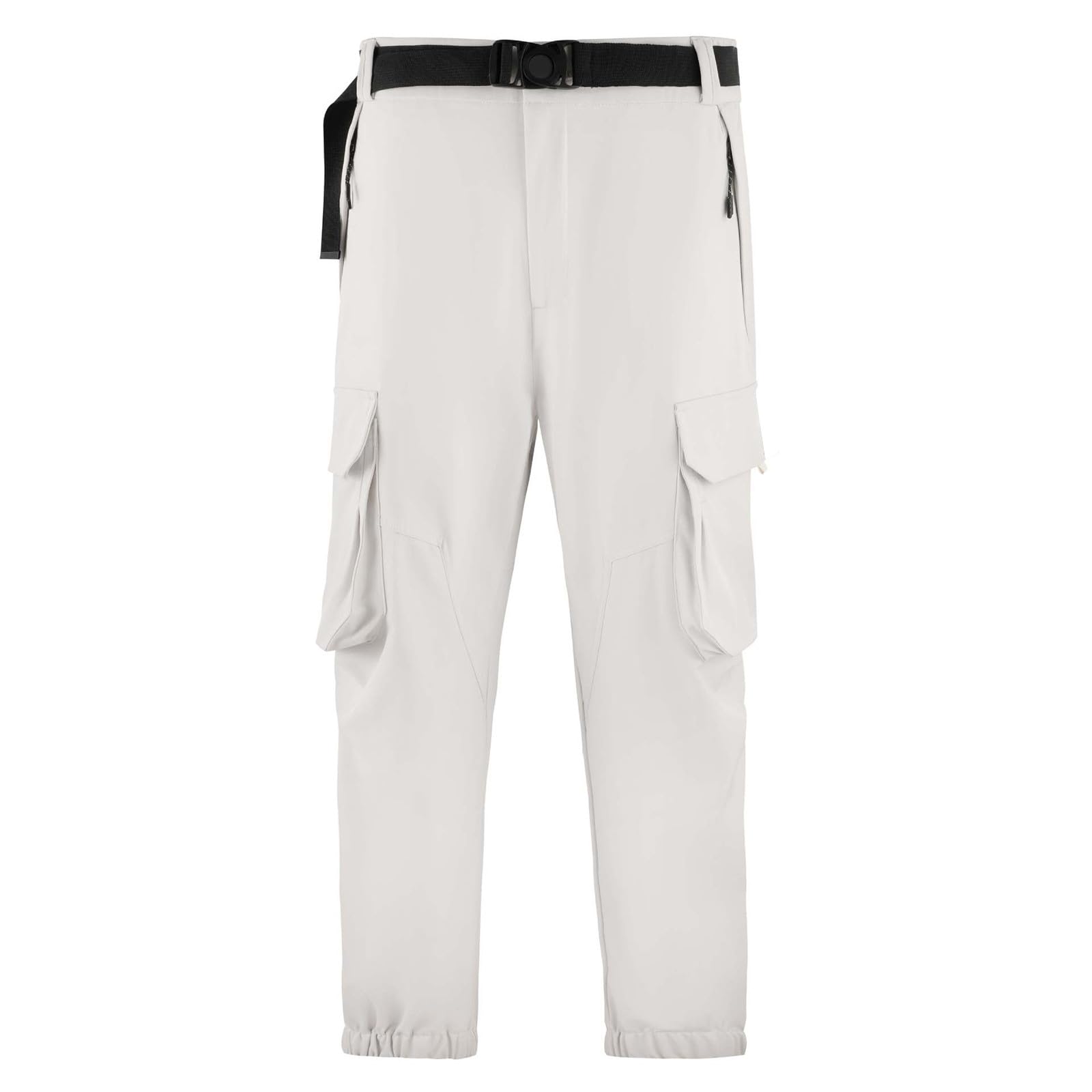 Pantalon Randonnée Homme Pantalon De Randonnée Noir Militaire Taille Elastique Bucheron Convertible Tactique Imperméable Surpantalon Moto Travail Résistant Carreaux Large Chantier Séchage Rapide