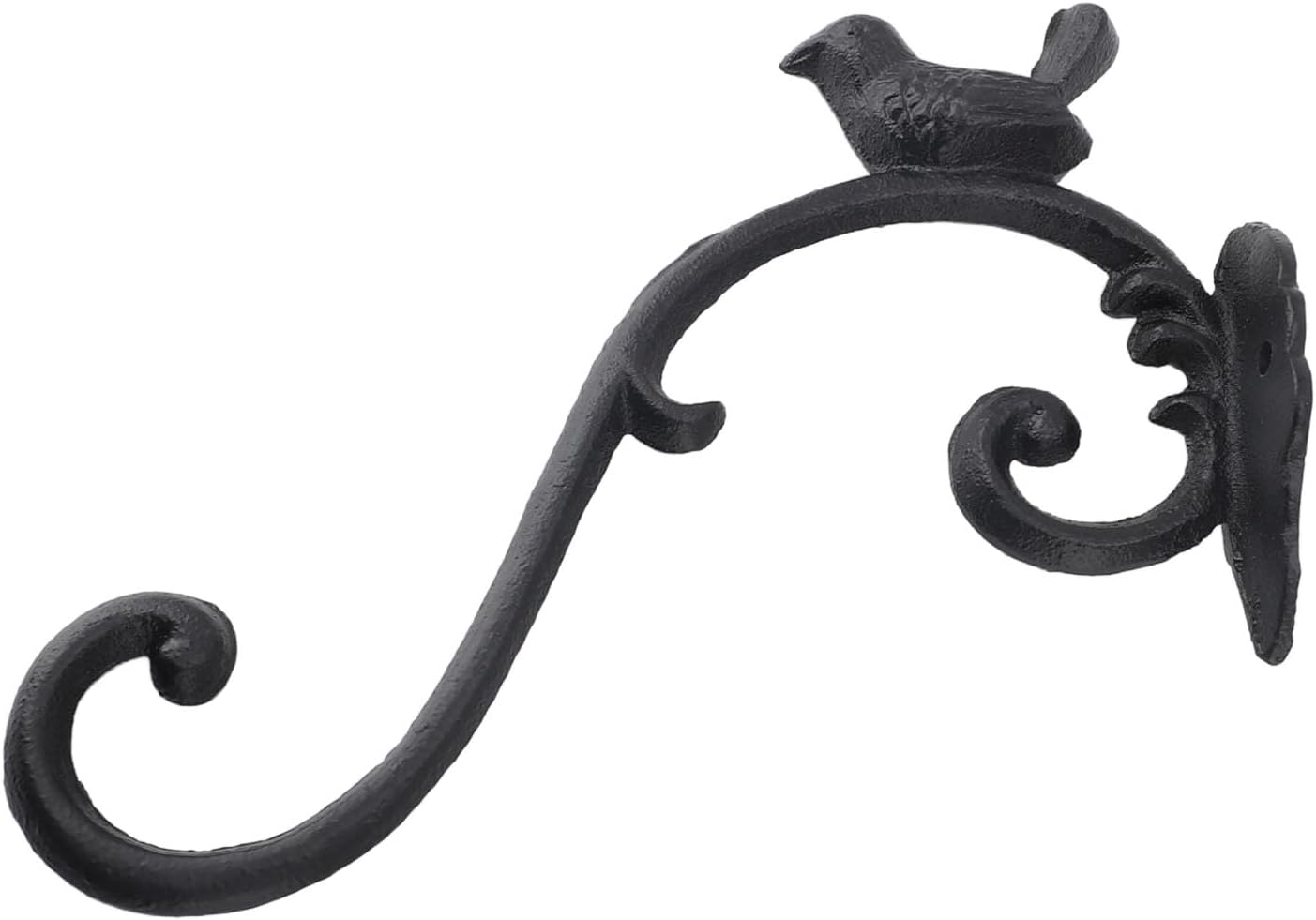 Rengue Hanging Plant Bracket, for Bird Feeders, Lanterns, Wind Chimes, with Strong Resistance and 25x17cm Size for Outdoor Use Hanging Plant Bracket, Iron Hook Wall Mount Nan