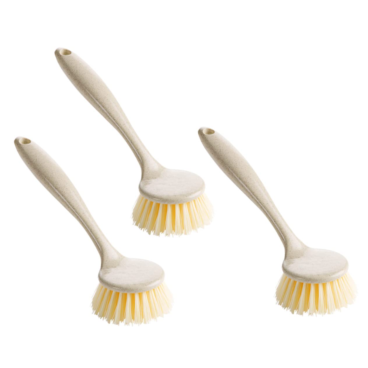 FOMIYES Dish Cleaning Brush Long Handle Pot Scrubber Set for Kitchen Sink Stove Bathtub