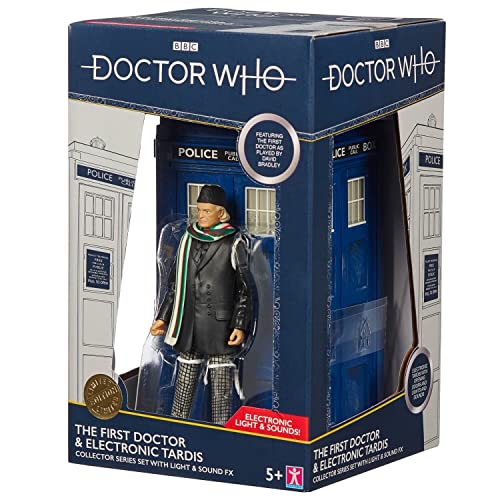 DOCTOR WHO First Doctor & Tardis Set
