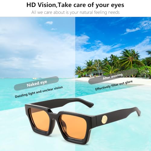 Image of FEISEDY Vintage Small Sunglasses Oval Slender Metal Frame Candy Colors B2277