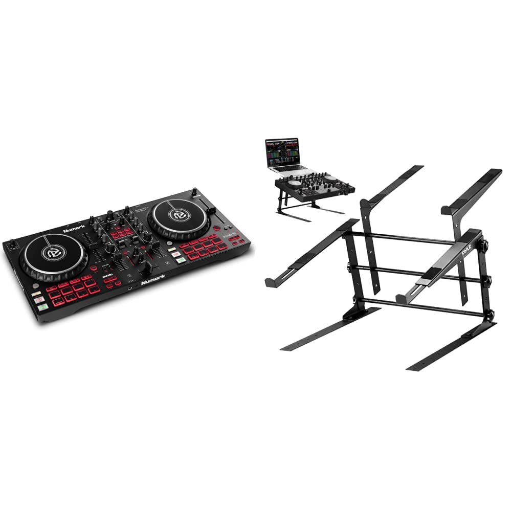 Numark Mixtrack Pro FX 2 Deck DJ Controller + Pyle Portable