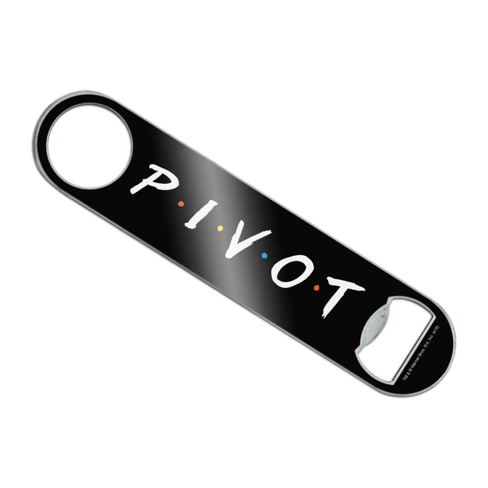 Friends PIVOT Stainless Steel Vinyl Covered Flat Bartender Speed Bar Bottle Opener